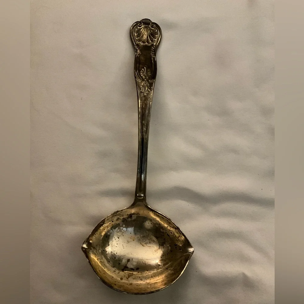Vintage Sheffield Silver Plate Ladle
